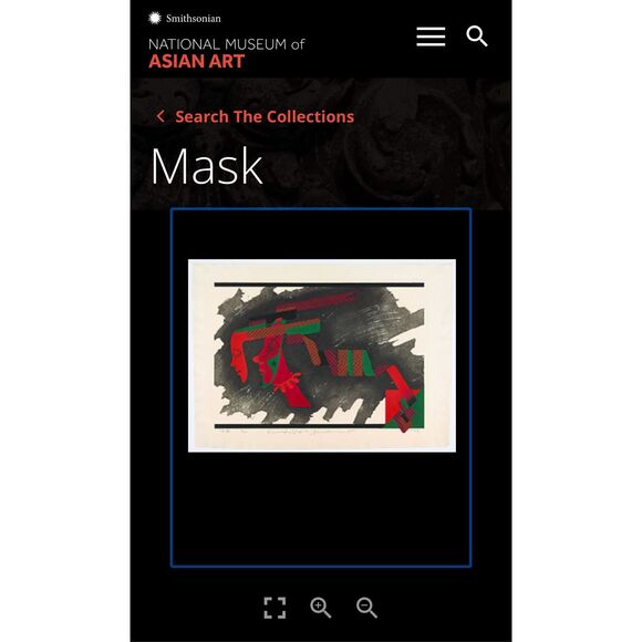 Vtg 1977 Mask Wood Block Print Japanese Kunihiro Amano Signed Numbered Framed - Picture 7 of 16